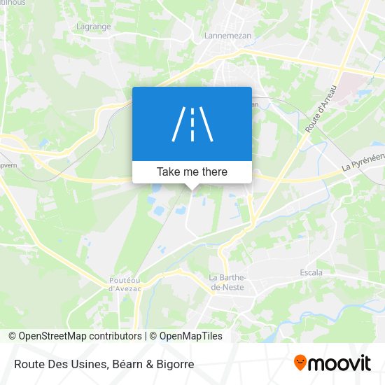 Route Des Usines map