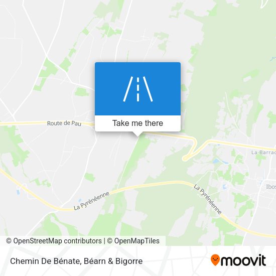 Chemin De Bénate map