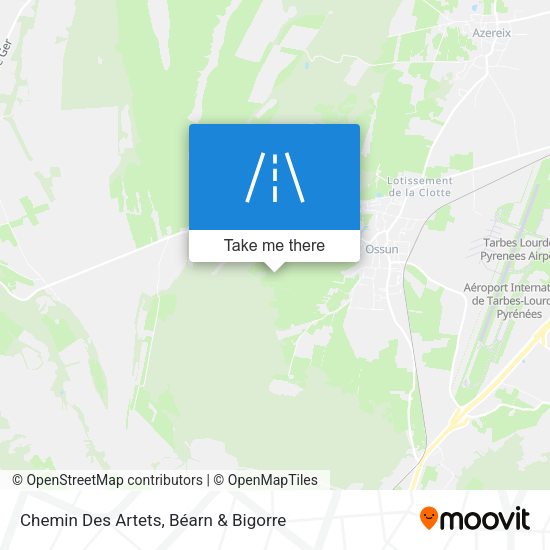 Chemin Des Artets map