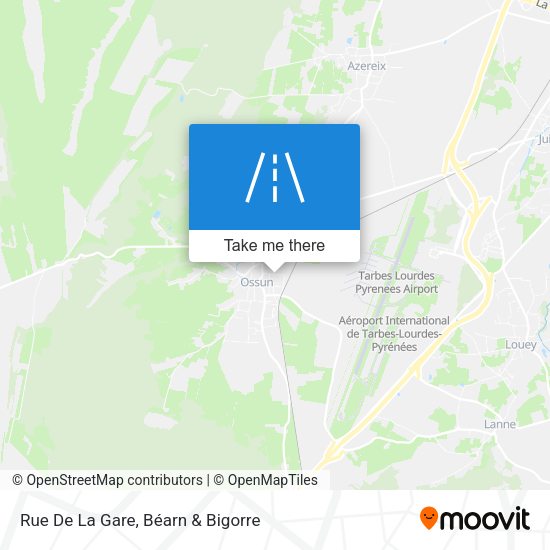 Rue De La Gare map