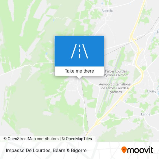 Impasse De Lourdes map