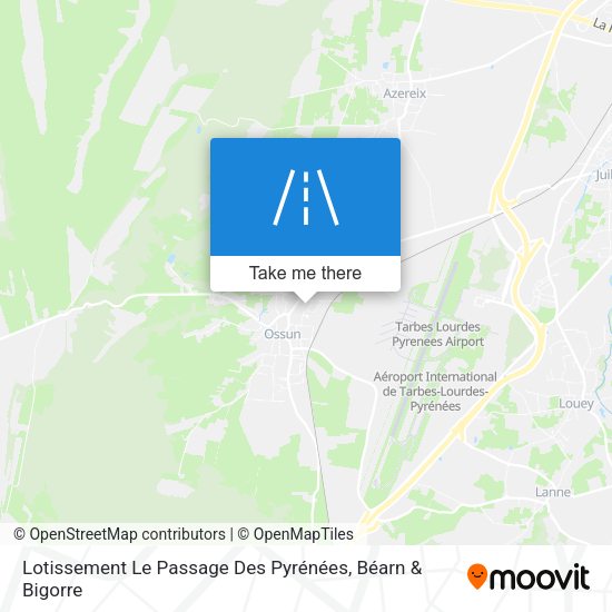 Lotissement Le Passage Des Pyrénées map