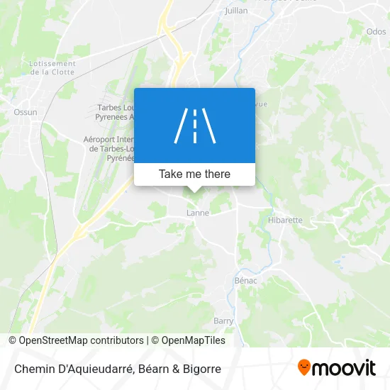 Chemin D'Aquieudarré map