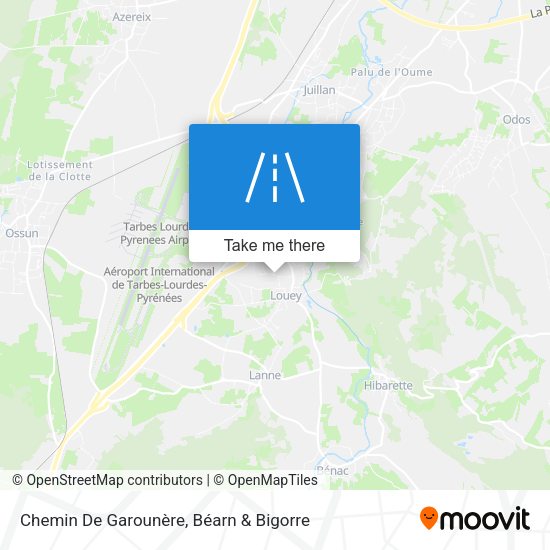 Chemin De Garounère map