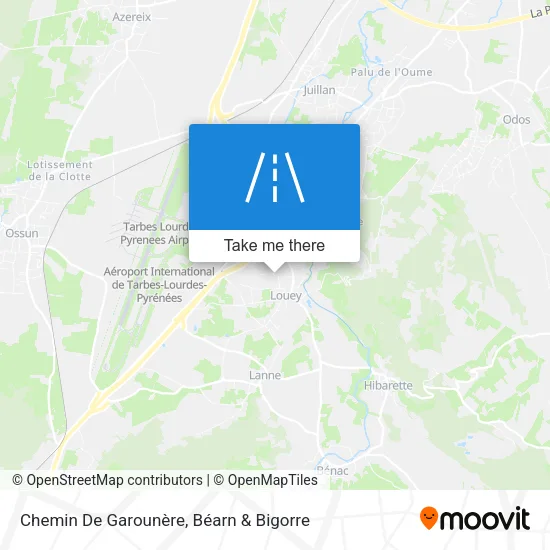 Chemin De Garounère map