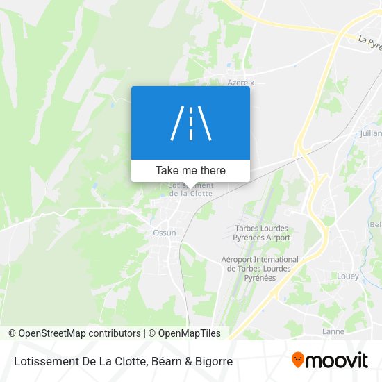 Lotissement De La Clotte map