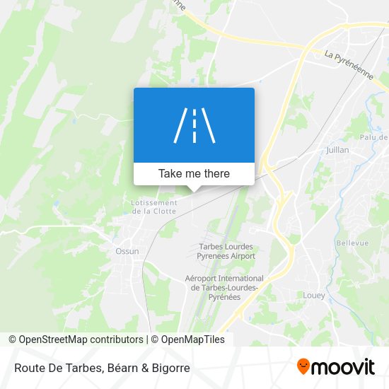 Route De Tarbes map