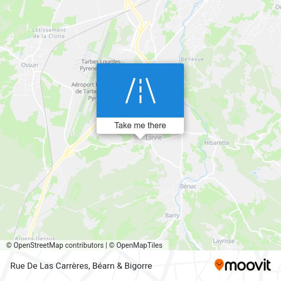 Rue De Las Carrères map