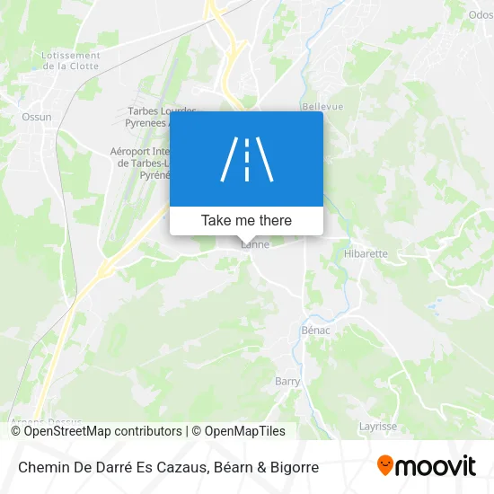 Chemin De Darré Es Cazaus map