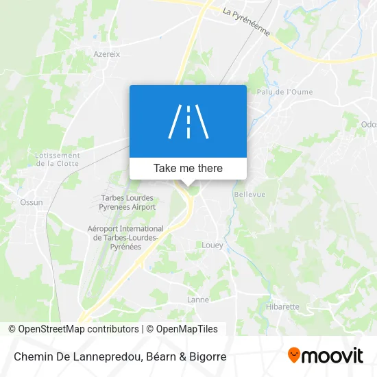 Chemin De Lannepredou map