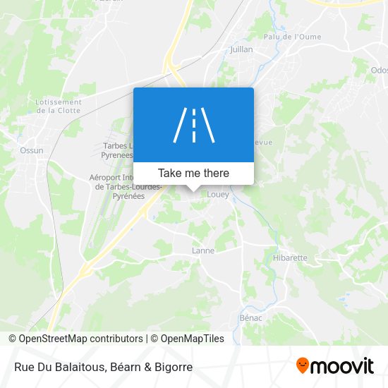 Rue Du Balaitous map