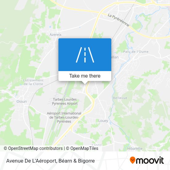 Avenue De L'Aéroport map