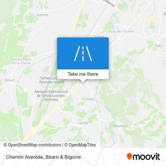 Chemin Averède map