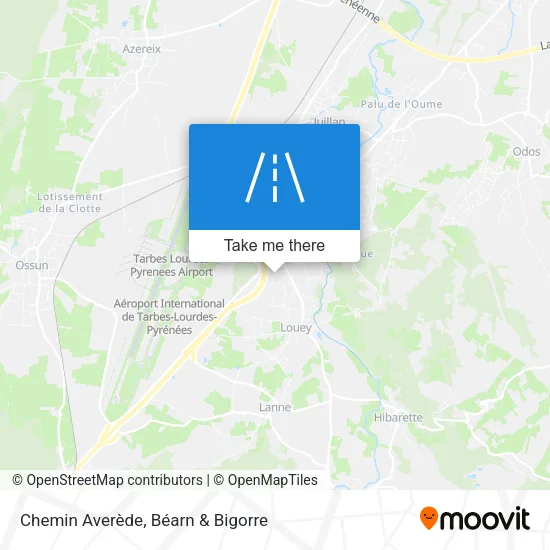 Chemin Averède map