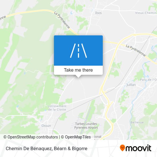 Chemin De Bénaquez map