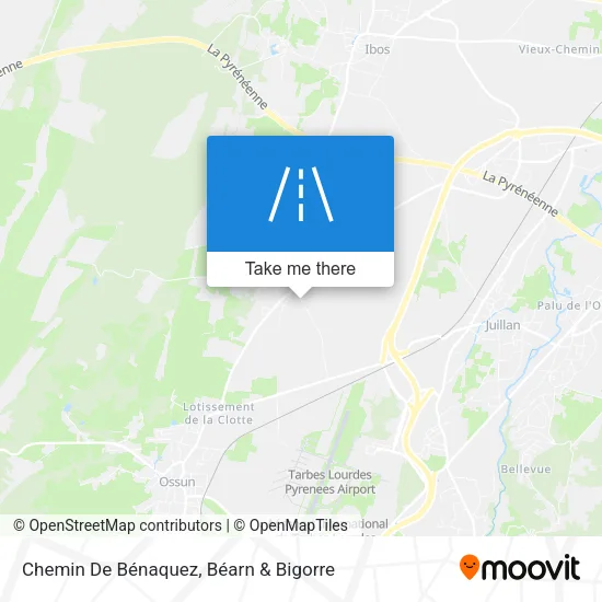 Chemin De Bénaquez map