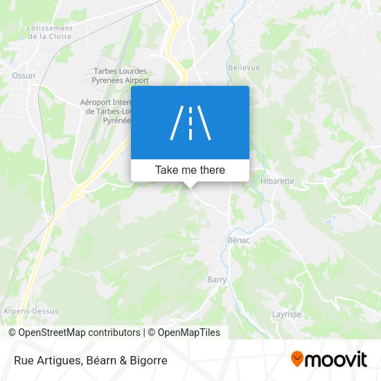 Rue Artigues map