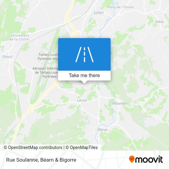 Rue Soulanne map