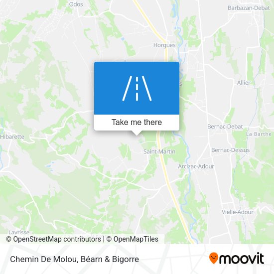 Chemin De Molou map