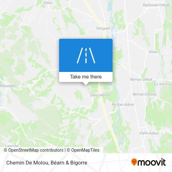 Chemin De Molou map