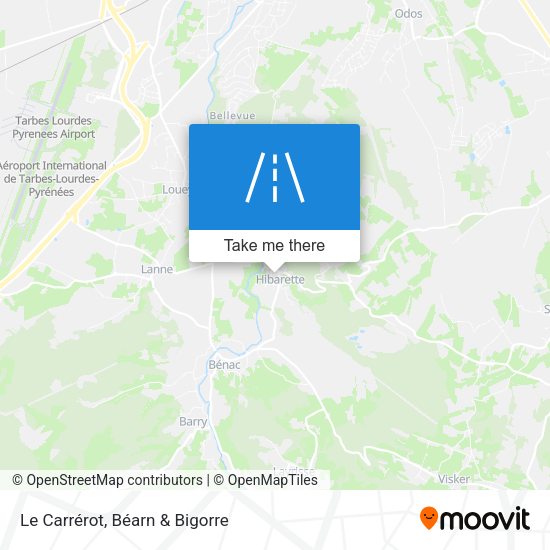 Le Carrérot map