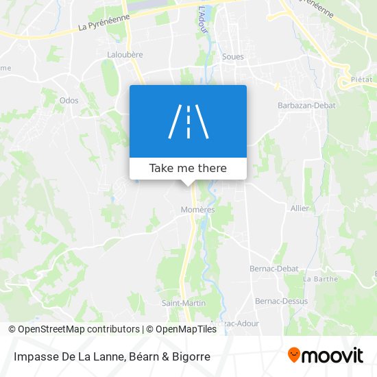 Mapa Impasse De La Lanne