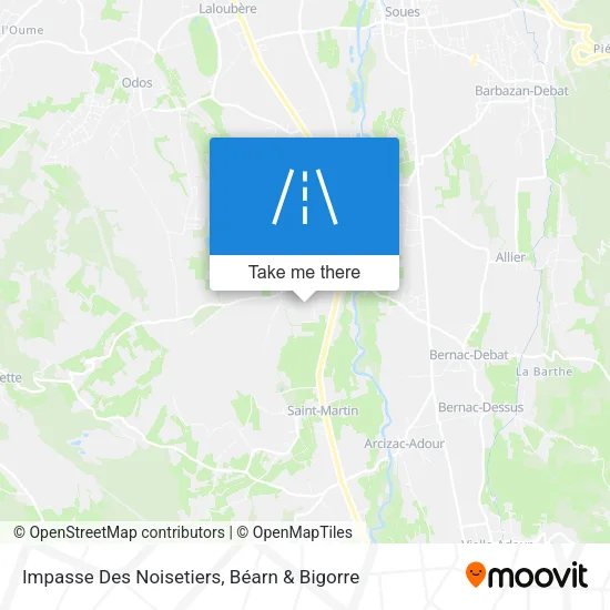 Impasse Des Noisetiers map