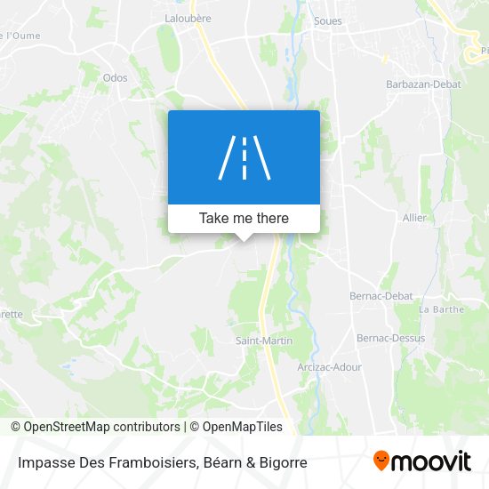 Impasse Des Framboisiers map