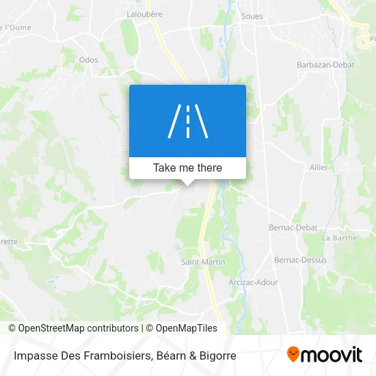 Impasse Des Framboisiers map