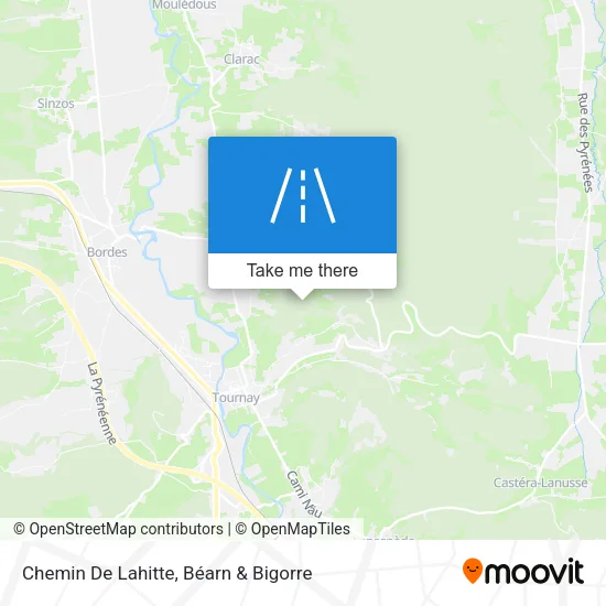Chemin De Lahitte map
