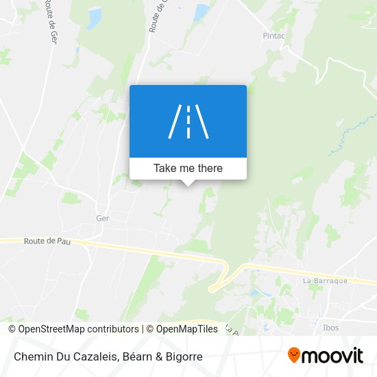 Chemin Du Cazaleis map