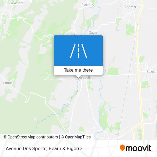 Avenue Des Sports map