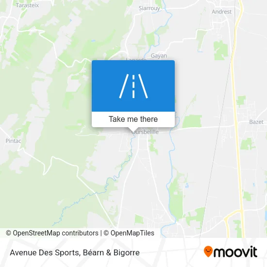 Avenue Des Sports map