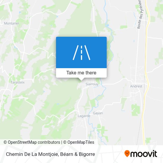 Chemin De La Montjoie map