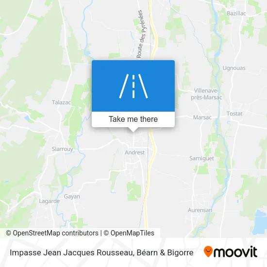 Impasse Jean Jacques Rousseau map