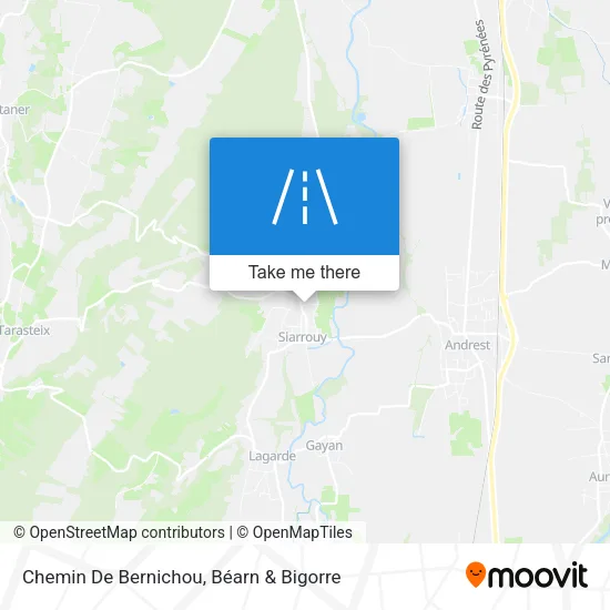 Chemin De Bernichou map