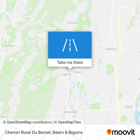 Chemin Rural Du Bernet map