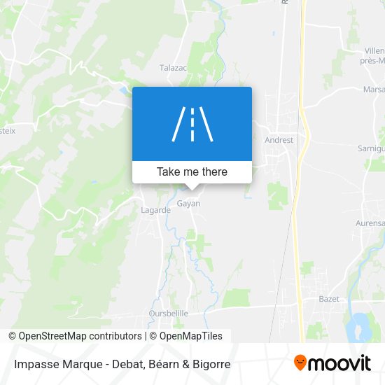 Impasse Marque - Debat map