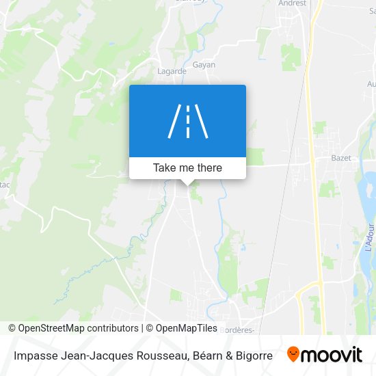 Impasse Jean-Jacques Rousseau map