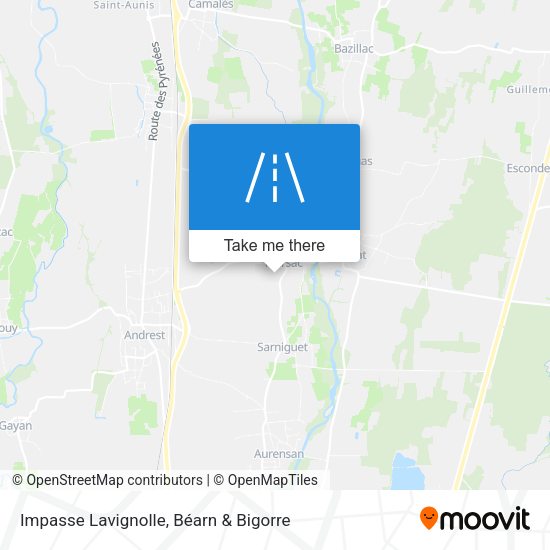 Impasse Lavignolle map