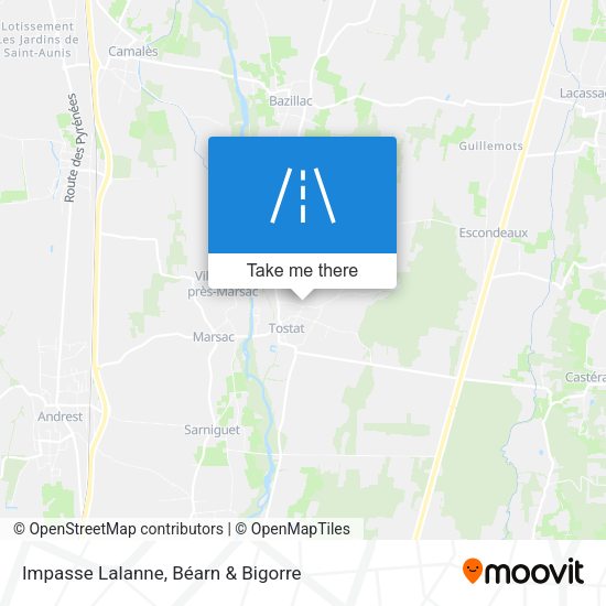 Impasse Lalanne map
