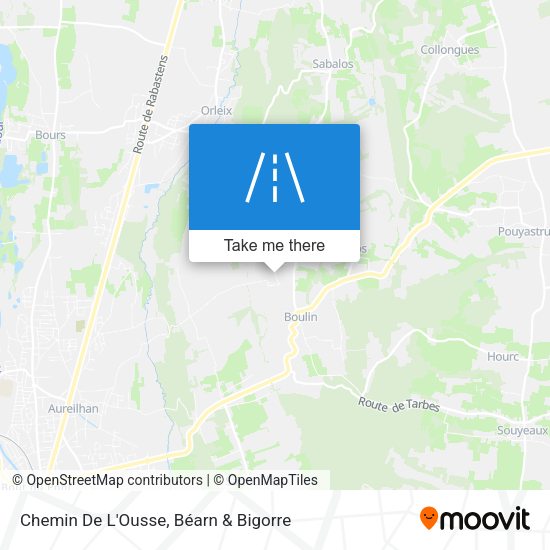 Chemin De L'Ousse map