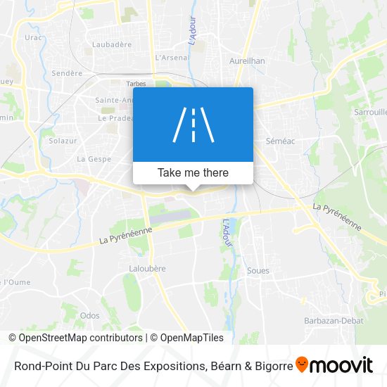 Rond-Point Du Parc Des Expositions map