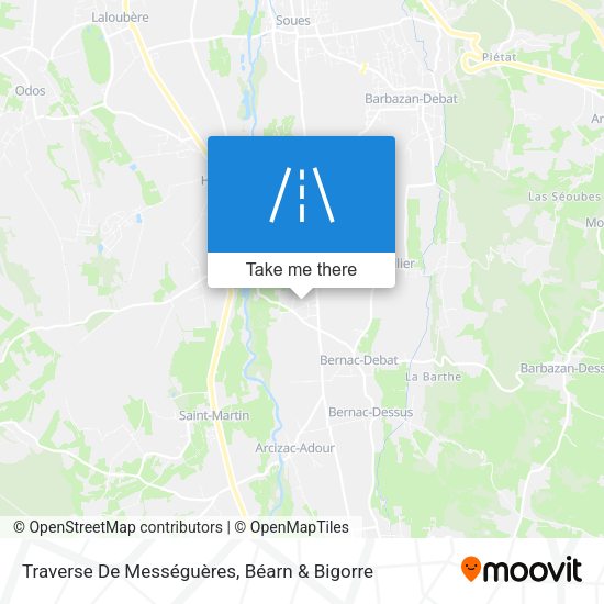 Traverse De Mességuères map