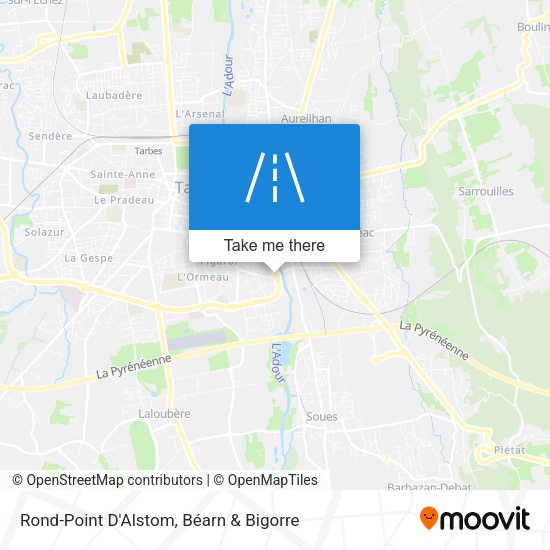 Rond-Point D'Alstom map