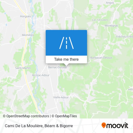 Cami De La Moulière map