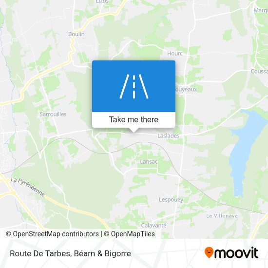 Route De Tarbes map