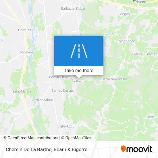Chemin De La Barthe map