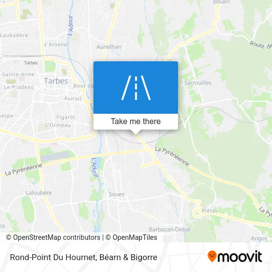 Rond-Point Du Hournet map