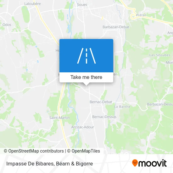 Impasse De Bibares map
